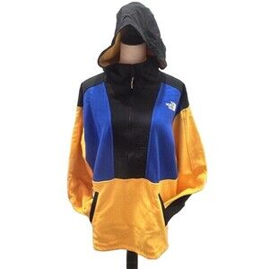 North Face Sweater Mens  Large Multicolor 1/2 Zip Pullover Hoodie